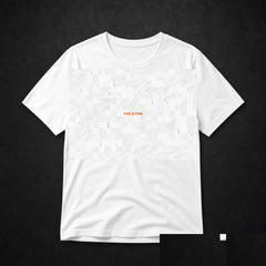 This Is Fine Fire Meme T-Shirt - Funny Viral Tee - White clean mockup